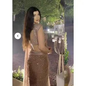 Net Sequinse Saree Party-Wear for Women - Elegant and Stylish Design