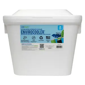 Lifoam Industries 272423 28 Quart Foam Nested Thermocooler for 24 Cans, White - Pack of 8