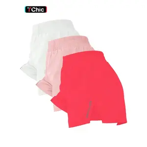 Women’s fitted shorts with letter print and pockets for summer, casual comfortable shorts for ladies