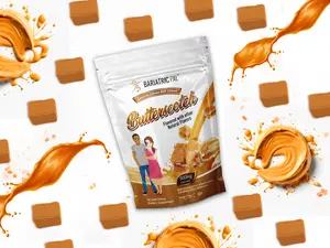 BariatricPal Sugar-Free Calcium Citrate Soft Chews 500mg with Probiotics - Butterscotch Flavor