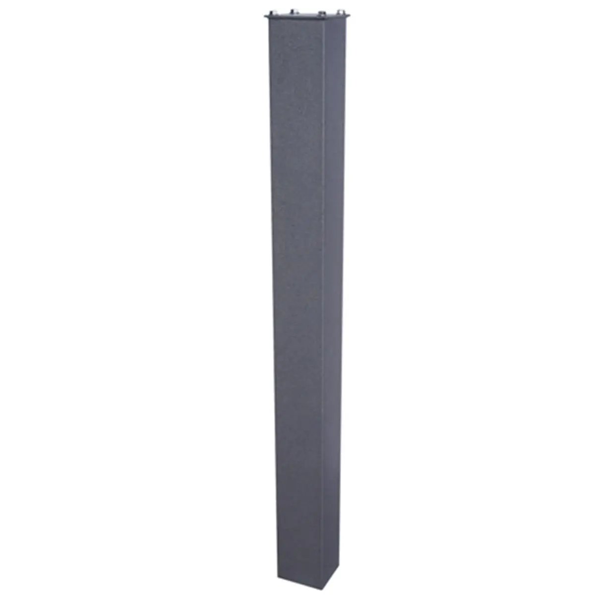 212 MAIN In-Ground 46 in. Granite Steel Mailbox Post, Heavy-Duty Galvanized Steel Post, 14- & 10-Gauge, 14 lbs, Powder Coated, Includes 4 Mounting Bolts for Secure Outdoor Mailbox Mounting