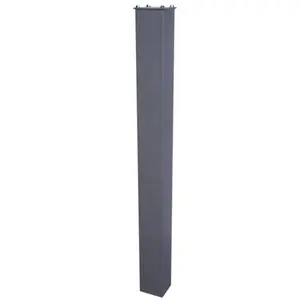212 MAIN In-Ground 46 in. Granite Steel Mailbox Post, Heavy-Duty Metal Mailbox Post for Outdoor Use, Mounts Box Securely
