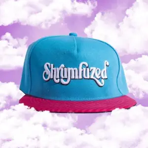 Shrumfuzed Blue Snapback Cap