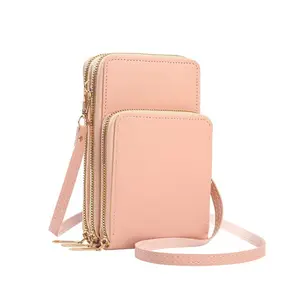 Smartphone Wallet Bag for Women with a Large Capacity, Designed to Be Worn Crossbody Purses for Women Mini Shoulder Handbags Zipper Crossbody Bags