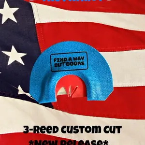 The Patriot - 3-Reed Custom Cut Diaphragm Turkey Call - *NEW RELEASE*