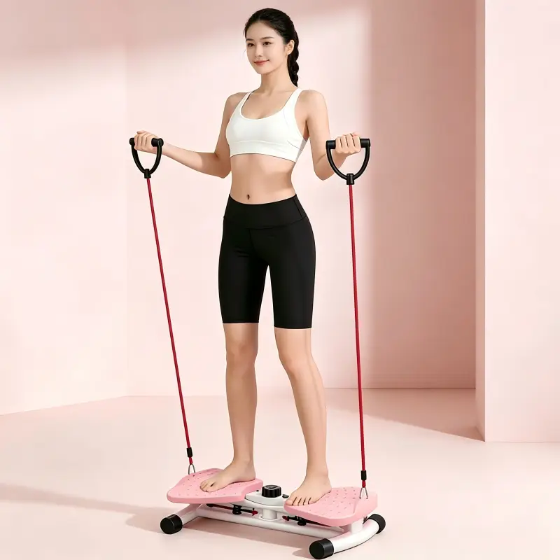 Multifunctional Waist Twisting Stepper - Non-Slip Base, 150KG Load Capacity, High Load-Bearing Dual-Bearing Silent Model, Gym Workout Equipment, Work Out Equipment for Home Gym, Multifunctional Fitness Tool for Home Workout & Core Exercise