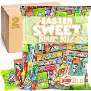 Sweet and Sour Candy Mix  2 Pounds - Individually Wrapped Bulk Mix for Parties, Goodie Bags & Gifts  Assorted Super Sour Treats for Kids, Adults & Events