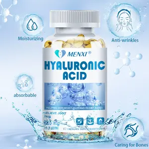 Hyaluronic Acid Supplements, 850mg High Bioavailable Dietary Hyaluronic Acid Capsules, Double Strength Joint Lubrication, Skin Hydration, Hair & Nails Support, 60 Softgels, 1 Pack