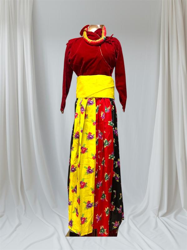 Nepali Gunyo Cholo Traditional Cultural Dress for Women and Girls Perfect for Festivals Special Occasions