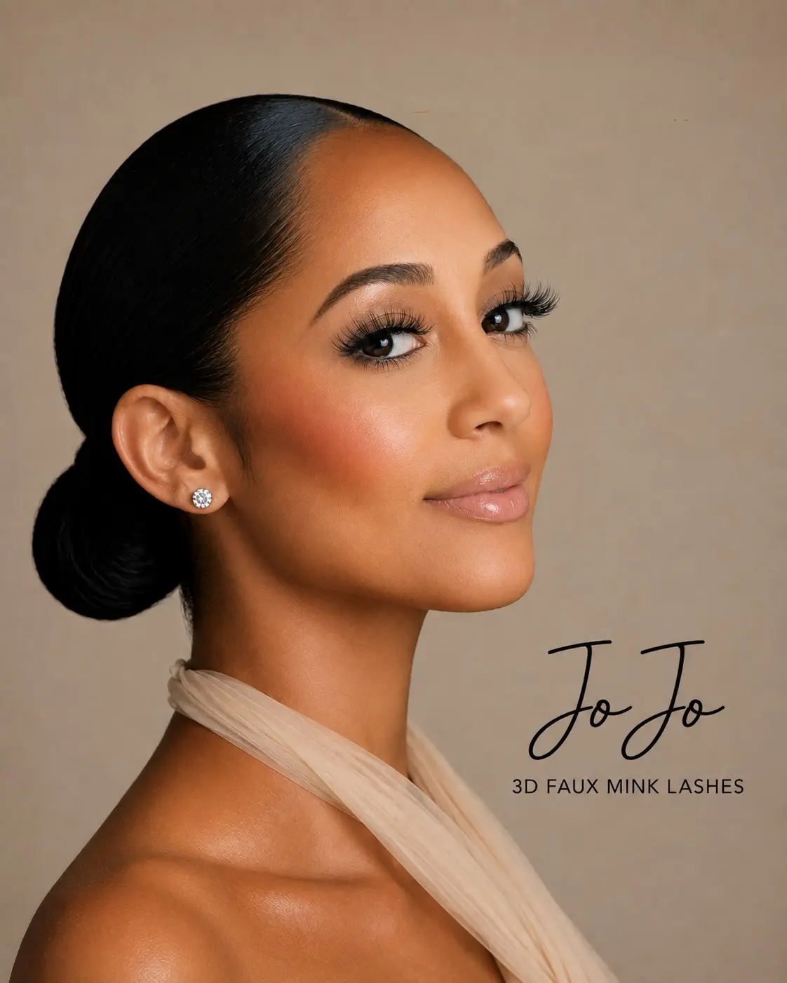 JOJO SIGNATURE COLLECTION  3D FAUX MINK LASHES  Bold. Beautiful. Unforgettable.  JoJo delivers soft volume and beautiful definition for the perfect balance of elegance and drama. Lightweight, reusable, and made to make every blink unforgettable.