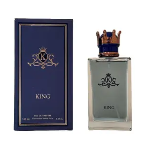 KING FOR MEN 3.4fl.oz, Top notes are Juniper Berries, Orange, Perfume for men, Gift for man fragrance Woody Amber Scent