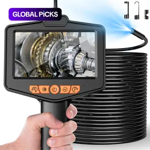 Industrial Endoscope Tools, Work Equipment for Men, 1080P Handheld Borescope with HD Camera, Endoscopy for Cars, Pipelines, Walls, Air Conditioning, Mechanical Maintenance & Garden Use, Men Gifts, Vehicle, Diagnostic Tool