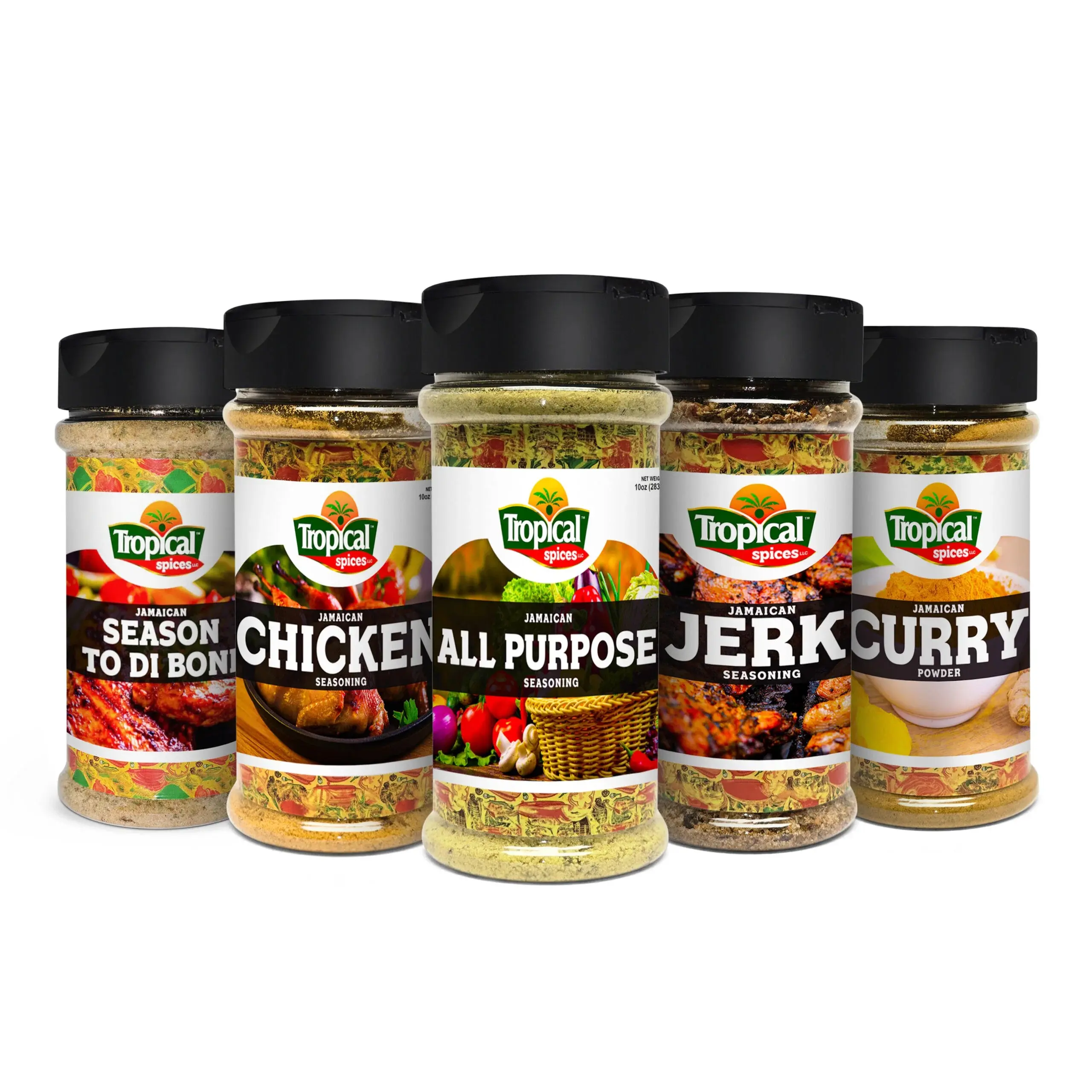 Tropical Spices Family Pack Bundle of 5