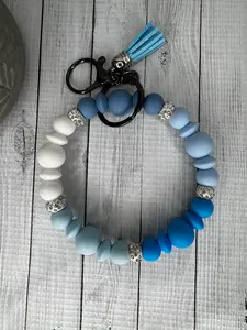 Silicone Beaded Keychains
