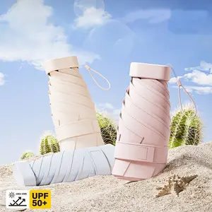 Portable Mini UV Protection Umbrella, Compact Pocket Sunshade for Students, Foldable Rain & Sunny Use, Ideal for Outdoor Activities