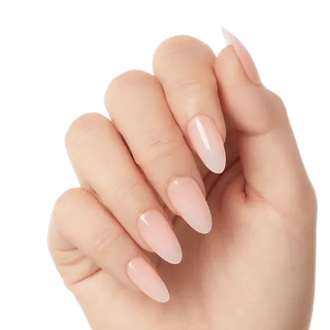 Kiss Salon X-tend Color Press On Soft Gel Nails - Gloria | Solid, Pink, Medium, Almond