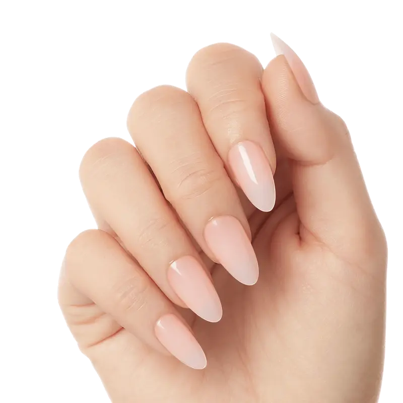 Kiss Salon X-tend Color Press On Soft Gel Nails - Gloria | Solid, Pink, Medium, Almond