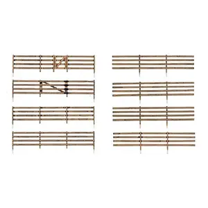 Woodland Scenics  HO Scale Rail Fence Kit