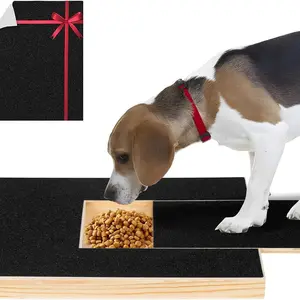 Dog Nail Scraper for Dogs, Grooming Square Nail File with Treatment Box, Anxiety-Free Sandpaper, Dog Nail Grinder Toy, Suitable for Large Medium Small Dogs