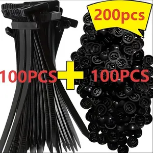 100/200pcs Car Retainer Clips Fasteners, Secure Fit Design, Durable Material, Ideal for Vehicle Interior & Exterior Use