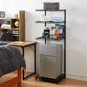 Floating Shelf Mini Fridge Stand