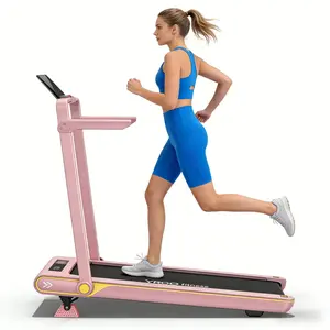 Stay Active at Home – Pink Treadmill for Walking and Running, Compact Cardio Machine for Daily Fitness