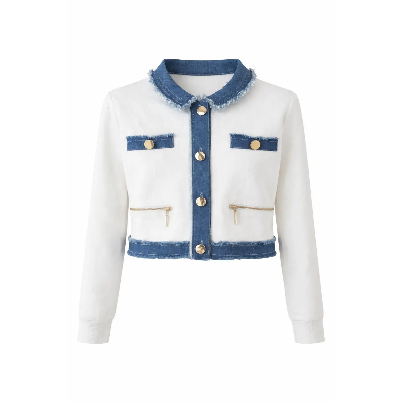 Della Denim Cardigan