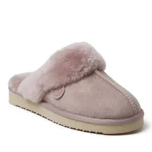 Fireside By Dearfoams Women's Sydney Genuine Shearling Scuff Slipper
