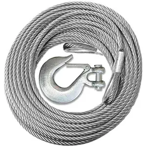 BILLET4X4 Galvanized Winch Cable Extension with MEGA Winch Hook (Off-Road Vehicle Recovery)