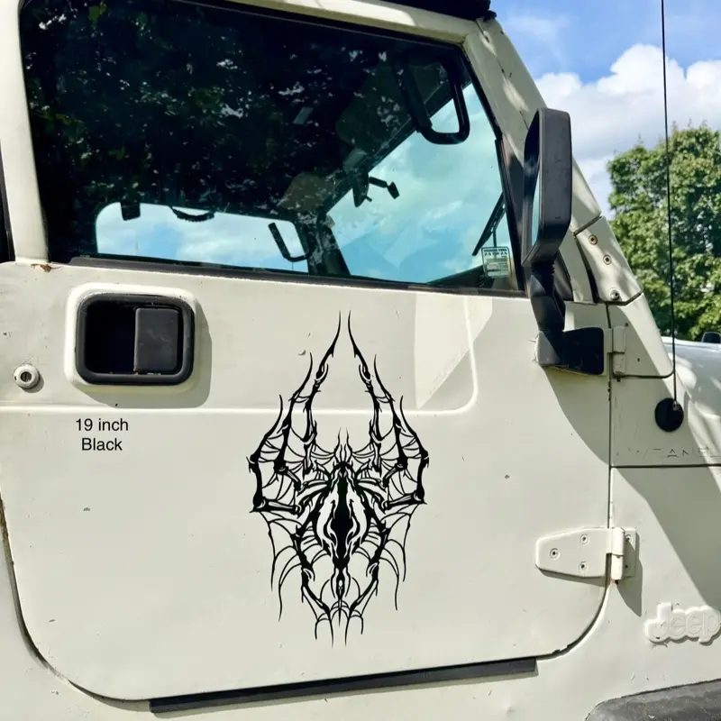 Spider Decal Sticker Car Exterior Accessory For Cars, Trucks, SUV, Room Windows  Vehicle Exterior Decoration