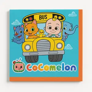 CoComelon Kids' Birthday Lunch Napkins - 16 Pack