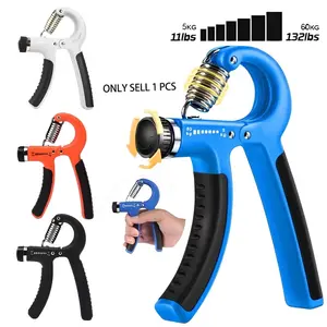 Adjustable Grip Strength Trainer, 5-60kg, Hand Grip Strengthener, Exerciser, Hand Grips For Strength Training, Hand and Forearm Strength Training Equipment for Home Office, Forearm Muscle Trainer