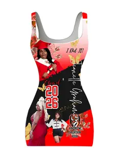 Personalized Senior All-Over print "I DID IT" dress - post graduation