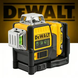 DEWALT DW089LG 12V Cordless Green Laser Level 12 Lines 360° Coverage Li-ion Battery Powered for DIY Professionals Outdoor Tool