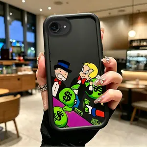 Richie Rich & Monopoly Guy Cash Vibes Phone Case Gift Shockproof Enhanced Peotection Phone case for iphone 16E 17E soft silicone Celestial Eye Layered Phone Case JT85851