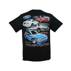 Ford Mustang 5.0 T-Shirt, Classic Mustang Graphic Print, Vintage Mustang Cars, CNCFab Graphic Shirt, Perfect for Car Enthusiasts & Muscle Car Lovers, Great Gift for Gearheads & Auto Fans