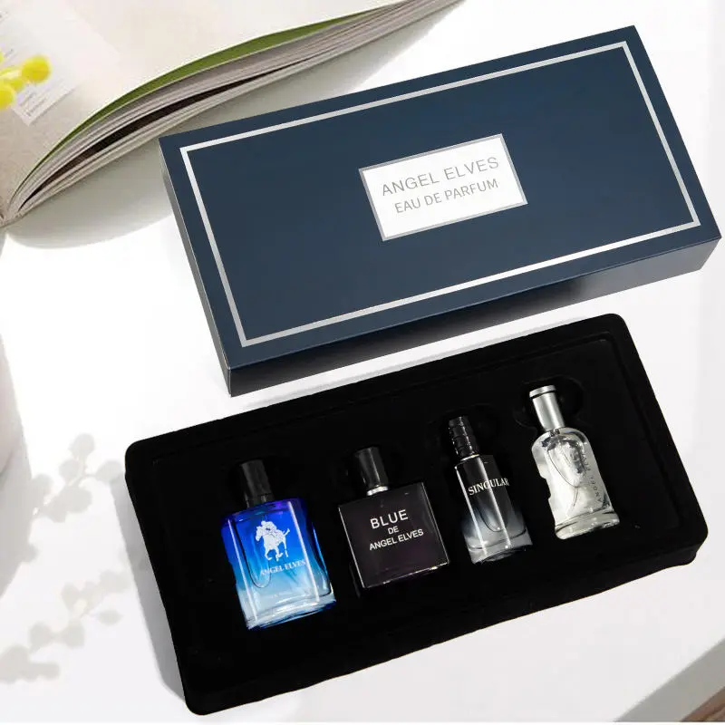 ANGEL ELVES Men's Perfume Set | 4×30ml | perfume para hombres | men's colognes | colognes men | masculine scents | summer fragrance men | long lasting perfume | pheromone perfume | mini perfumes | travel-friendly | gift for him