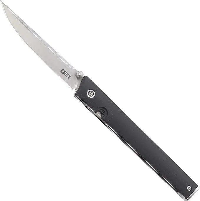 CRKT CEO 7096 Sturdy EDC Pocket Tool - Convenient Slim Clip, Durable Stainless Steel, Sleek Design, IKBS Pivot for Low-Profile Everyday Carry, Gentleman’s EDC Pocket Knives Alternative