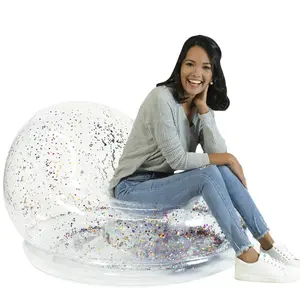 Air Candy Inflatable Multi Color Glitter Chair