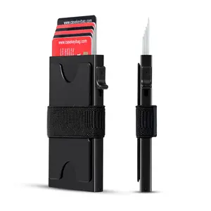 Minimalist Aluminum Wallet for Men - Slim RFID Blocking Purse with Large Capacity & Quick Access Card - Perfect Gift for Men, Husbands, Boyfriends, Fathers, Sons, or Friends,Christmas gifts