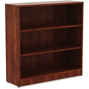 212 MAIN Cherry Laminate 3-Shelf Adjustable Bookcase - Office & Commercial Furniture, Functional Book Stands, Bookshelf Rack