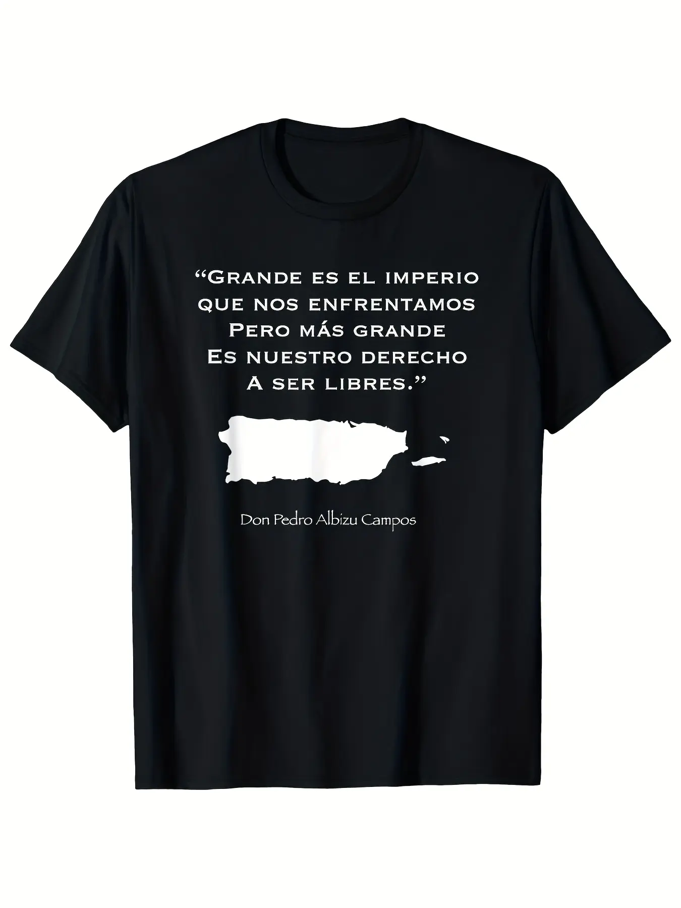 Men's Pedro Albizu Campos Puerto Rico Boricua T-Sh unisex soft cotton short sleeve t shirt, vintage graphic casual tee for men women teens, perfect birthday holiday gift for camping travel gym daily street casual wear
