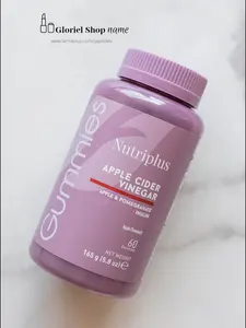 Nutriplus Apple Cider Vinegar Gummies Healthcare Dietary Supplement Edible Vitamin Snack Fitness