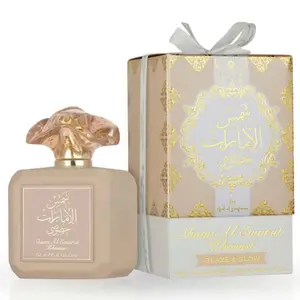 Ard Al Zaafaran Shams Al Emarat Khususi Eau de Parfum Spray - Glaze & Glow, Long-Lasting Arabian Women's Fragrance, 100ML (3.4 OZ)