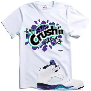Crush'n Unisex T-Shirts To Match Sneakers 5s Retro Grape, Jordan 5 Grape Outfit, Trending Shirts, Top T-Shirt