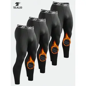 4 Packs Men's Thermal Compression Fleece Lined Sports Tights Athletic Leggings for Cold Weather Winter Baselayer Women's Backless Long Sleeve Workout Crop Top Sleeveless Boat Polo Shirts with Moisture Wicking Sun Hoodie for Summer Quick-Dry balaclava