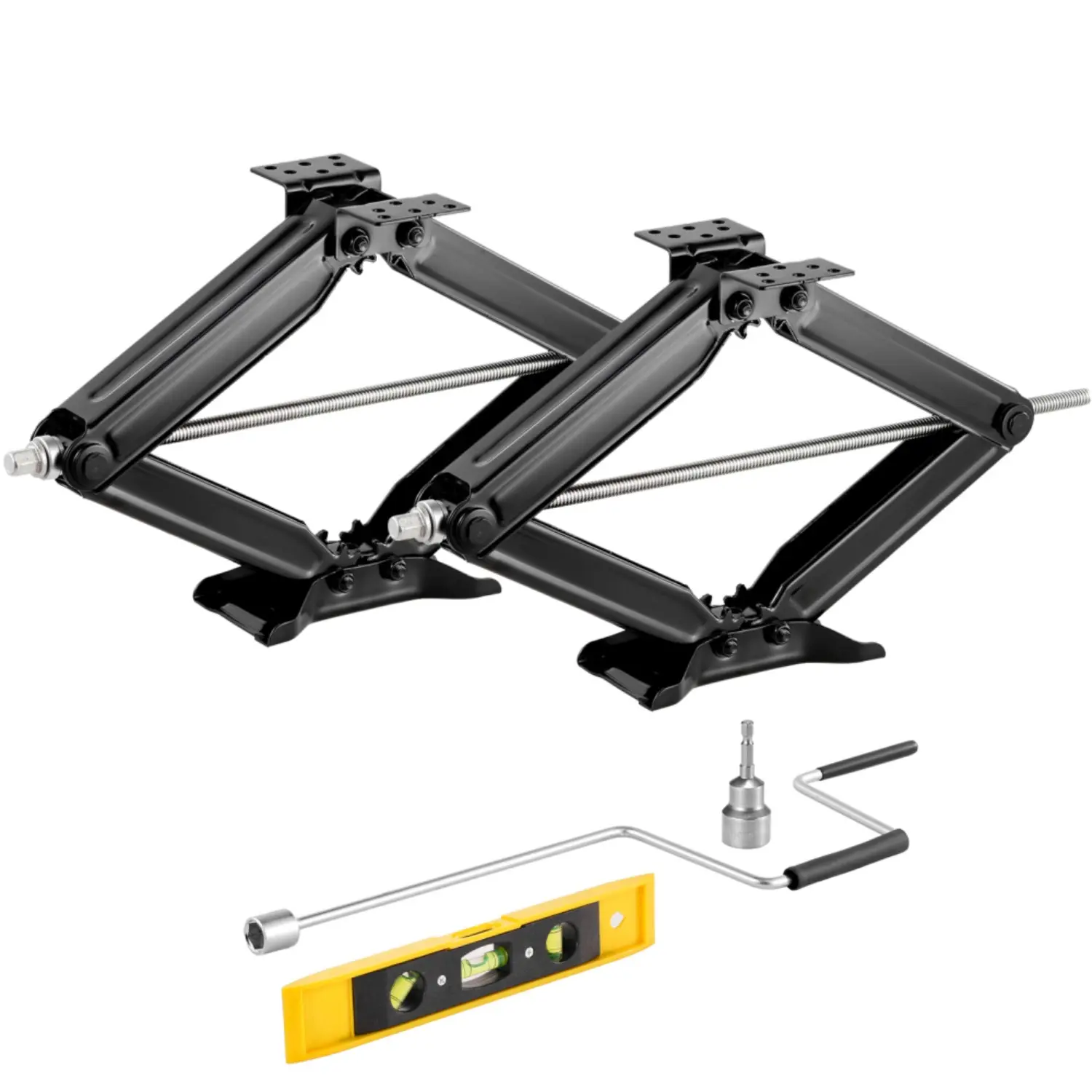 RV Scissor Jacks 9000 lbs 23.4 in RV Stabilizer Leveling Scissor Jacks Set of 2