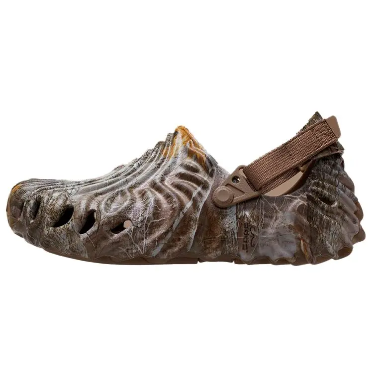 Salehe Bembury x Crocs Pollex Leather Printed Clogs - Men's & Women's Official House White Walking Shoes, Trending Footwear (Maison Mihara)