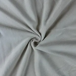 Cream Medium Weight Cotton French Terry Knit Jersey | 300 GSM/18 Oz French Terry Sweatshirt Fabric By The Yard