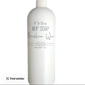 R&W Co. Brazilian Waves Mop Soap - Highly Scented Concentrated Formula 32oz/900g for Household Cleaning with Pistachio Salted Caramel Vanilla Fragrance